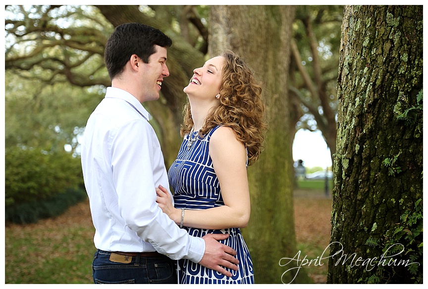 downtown charleston engagement pineapple fountain