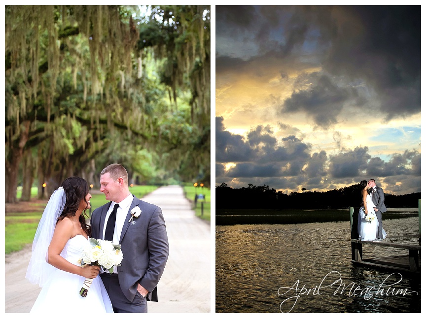 Boone Hall Plantation Wedding Beanie & Jason April Meachum Photography